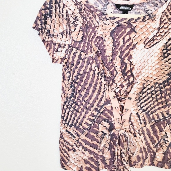 Project Runway Snake skin Print Top - Picture 3 of 7